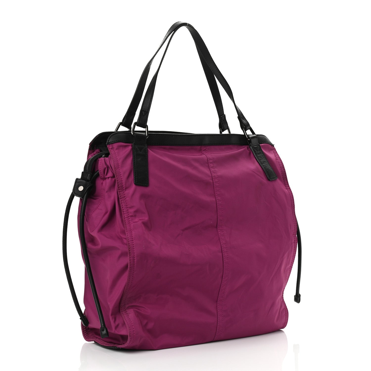 Burberry Nylon Small Buckleigh Packable Tote Purple 3 of 14