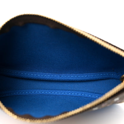 Louis Vuitton Monogram 2019 Christmas Animation Mini Venice Pochette Accessories Blue 5 of 7