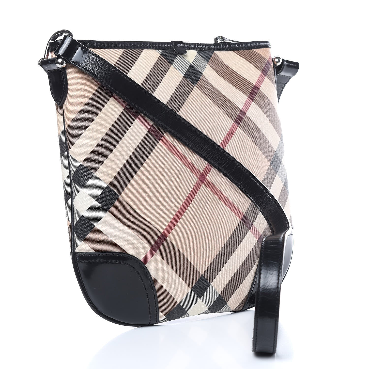Burberry Supernova Check Small Dryden Crossbody Bag Black 3 of 19