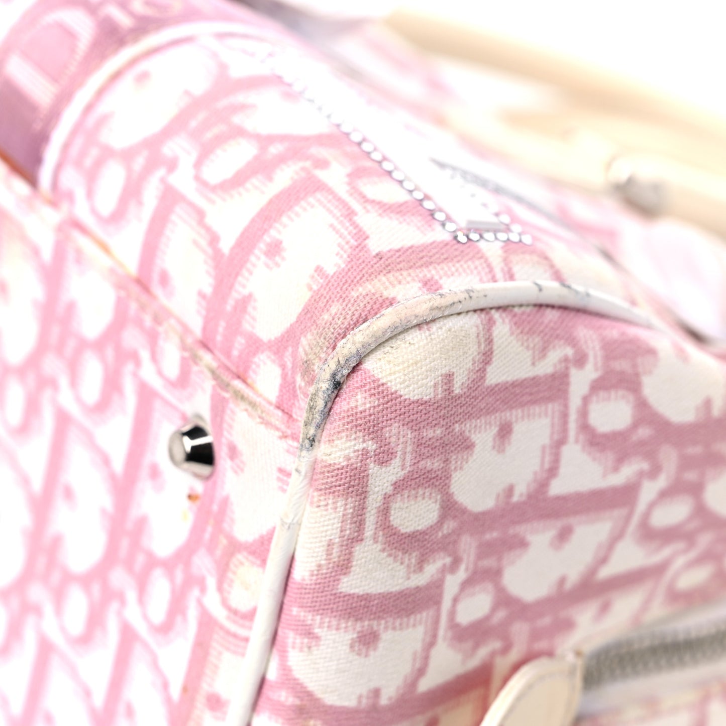 Monogram Girly Boston Pink