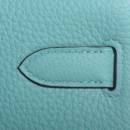 Hermes Togo Kelly Retourne 32 Bleu Atoll 11 of 21