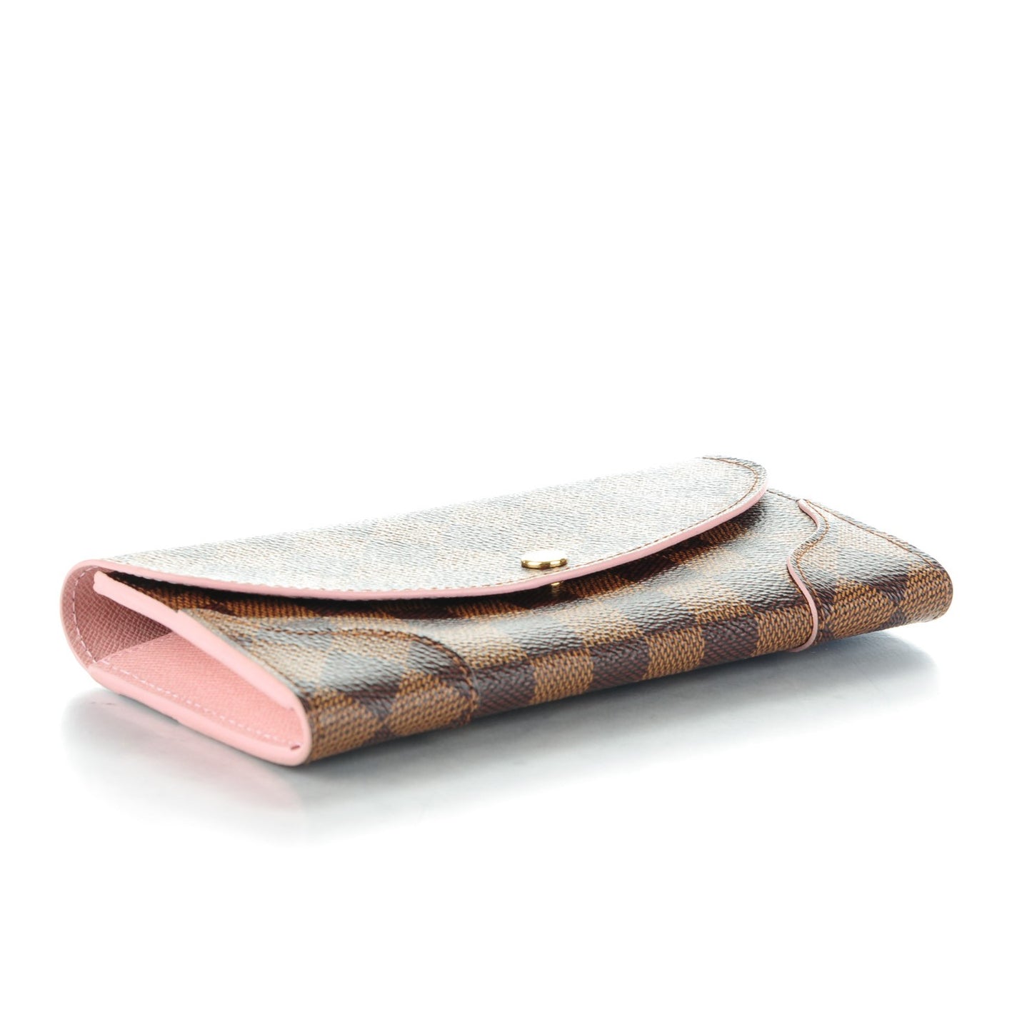 Damier Ebene Caissa Wallet Rose Ballerine