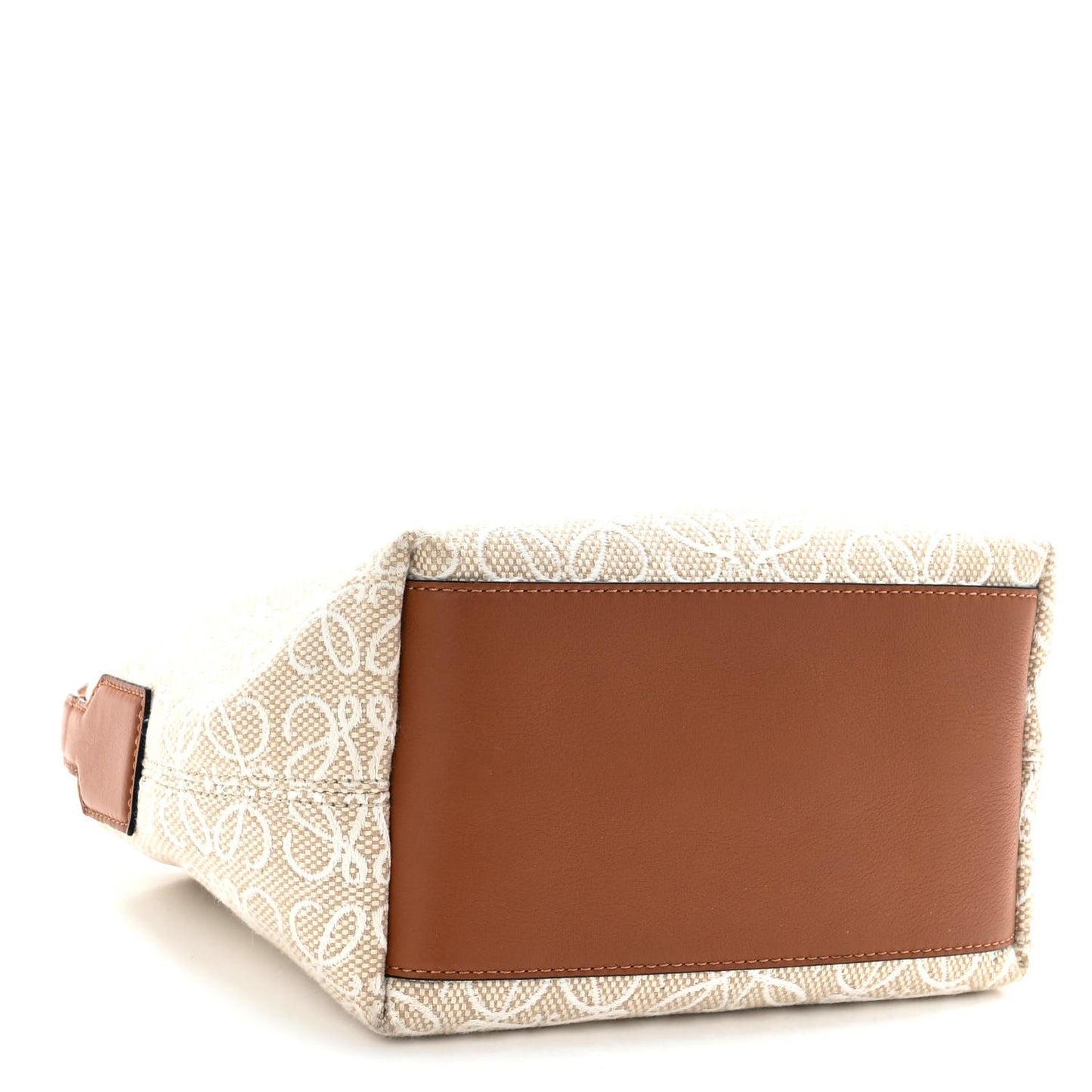 Jacquard Anagram Calfskin Small Cubi Bag Ecru Tan