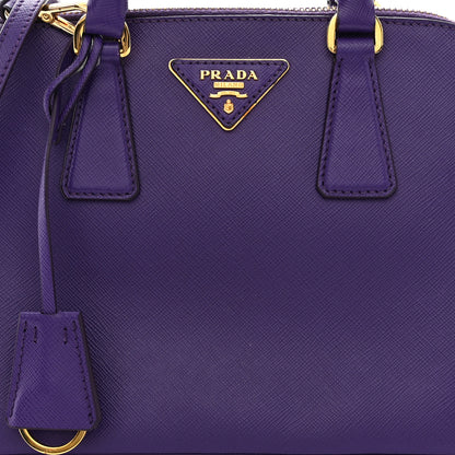 Prada Saffiano Lux Small Promenade Tote Bluette Viola 9 of 12