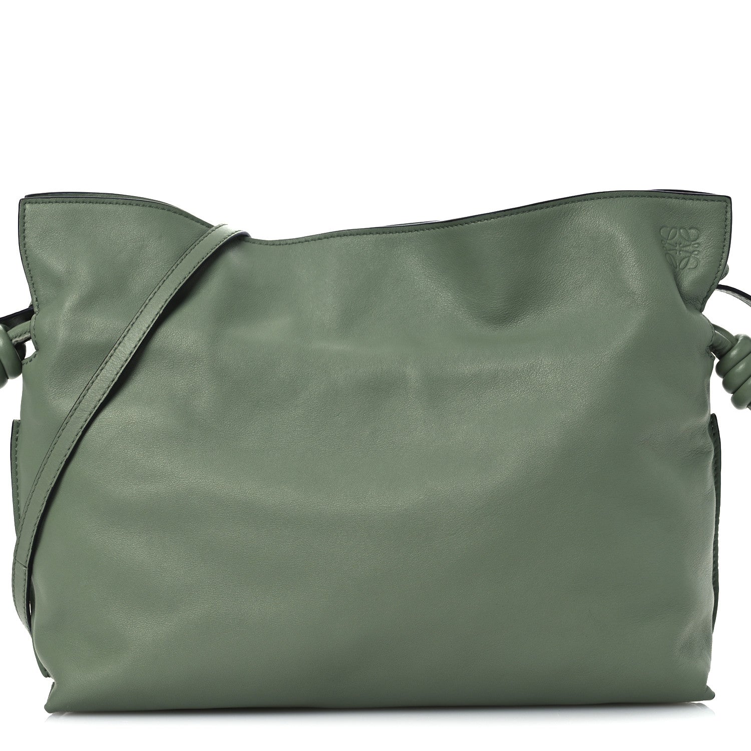 Loewe Nappa Flamenco Knot Clutch Rosemary 8 of 12