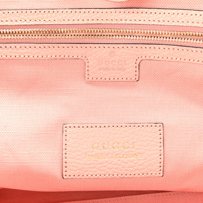Gucci New Denim Dollar Calfskin Floral GG Monogram Medium Ophidia Shopping Tote Blue Tea Multicolor Powder Pink 6 of 9