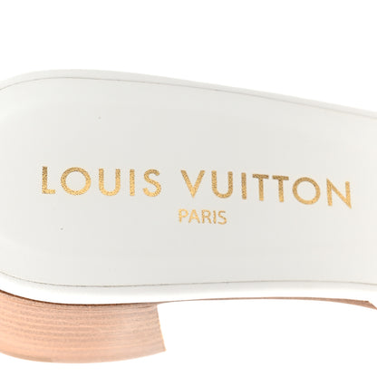 Louis Vuitton Calfskin LV Isola Mules 38 White 8 of 12