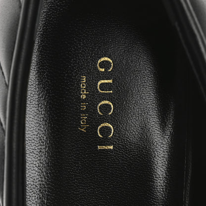 Gucci Nappa Matelasse Double G Marmont Loafers 41 Black 7 of 10