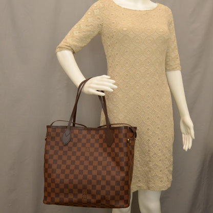 Louis Vuitton Damier Ebene Neverfull MM 2 of 7