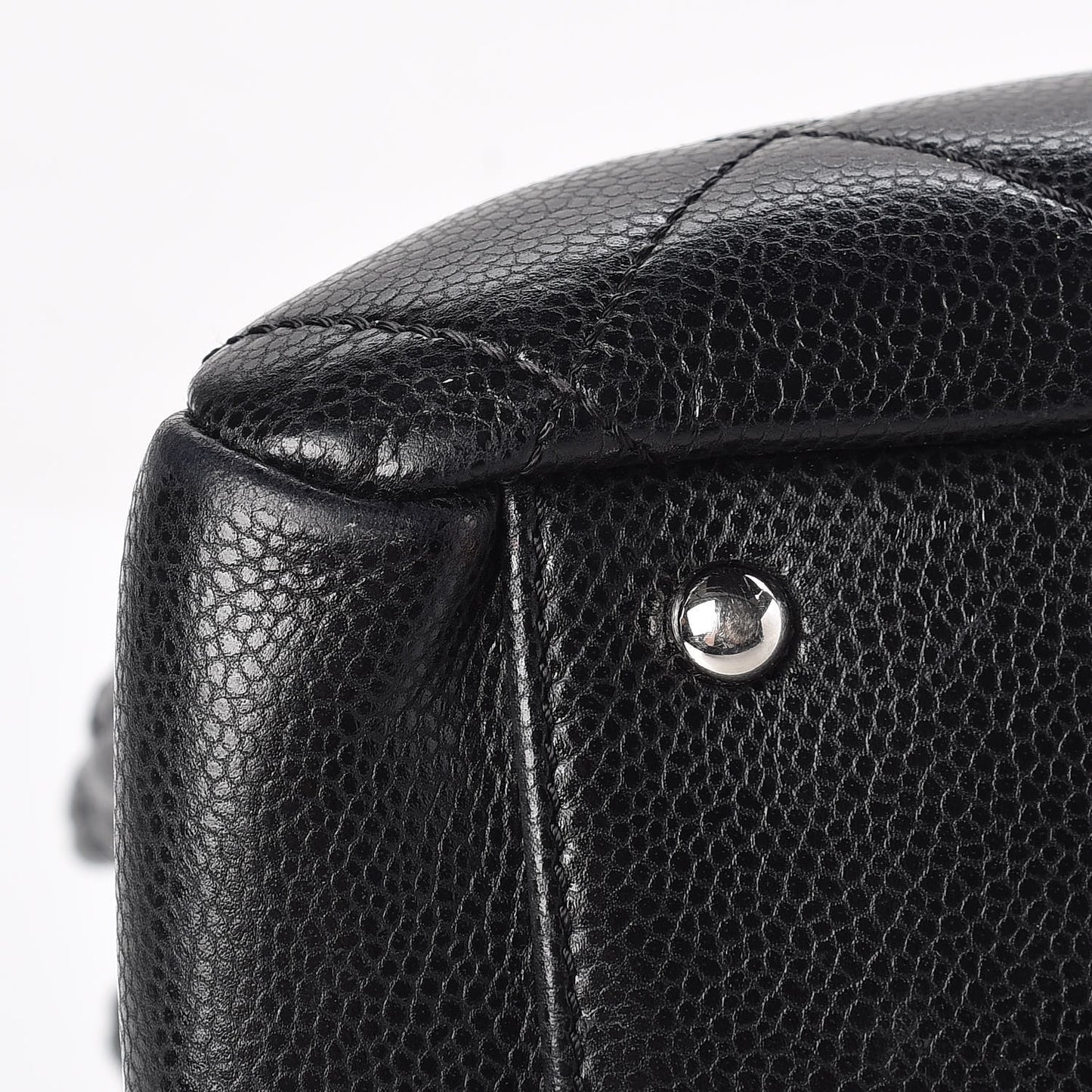 Caviar Quilted Timeless CC Soft Tote Black