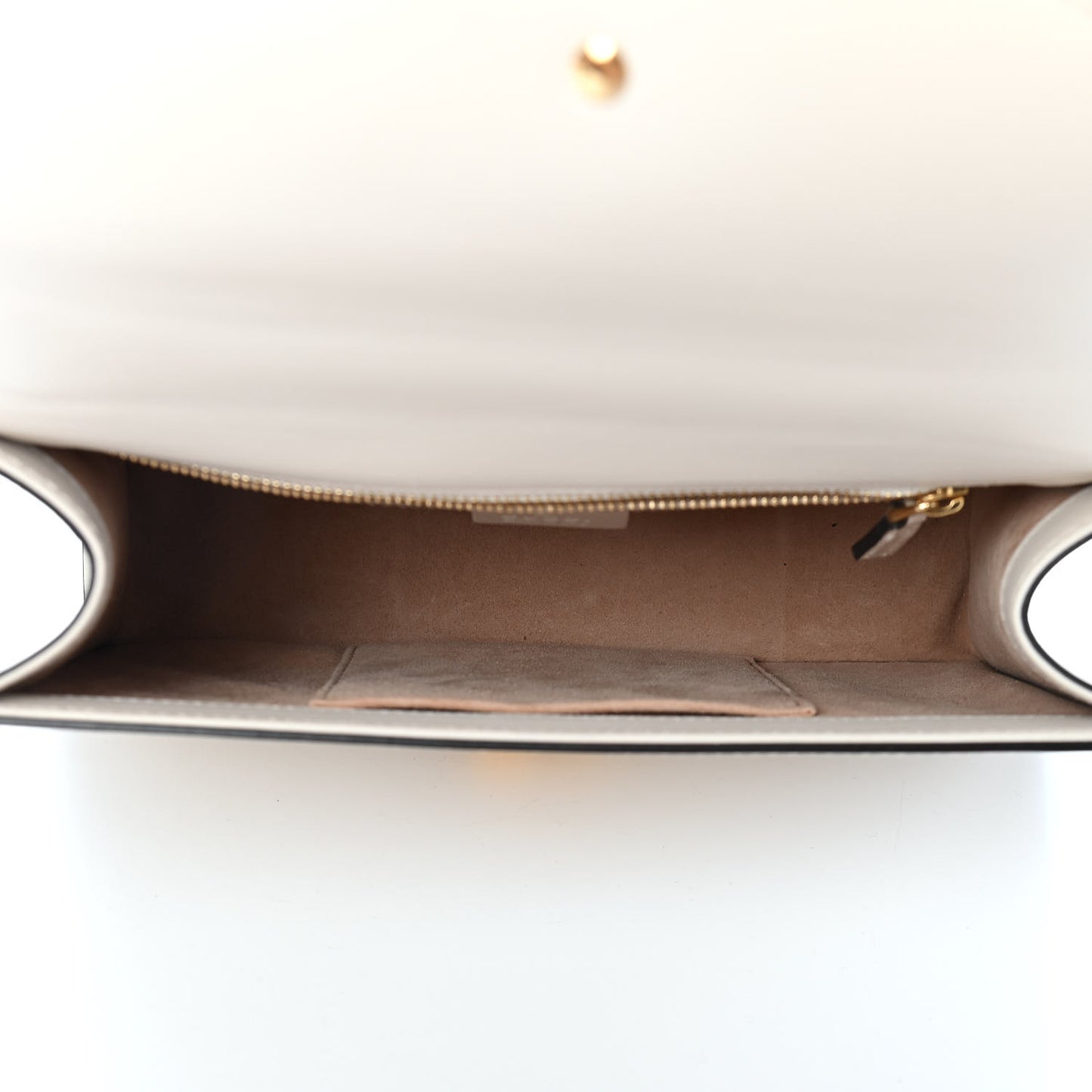 Calfskin Small Sylvie Shoulder Bag White