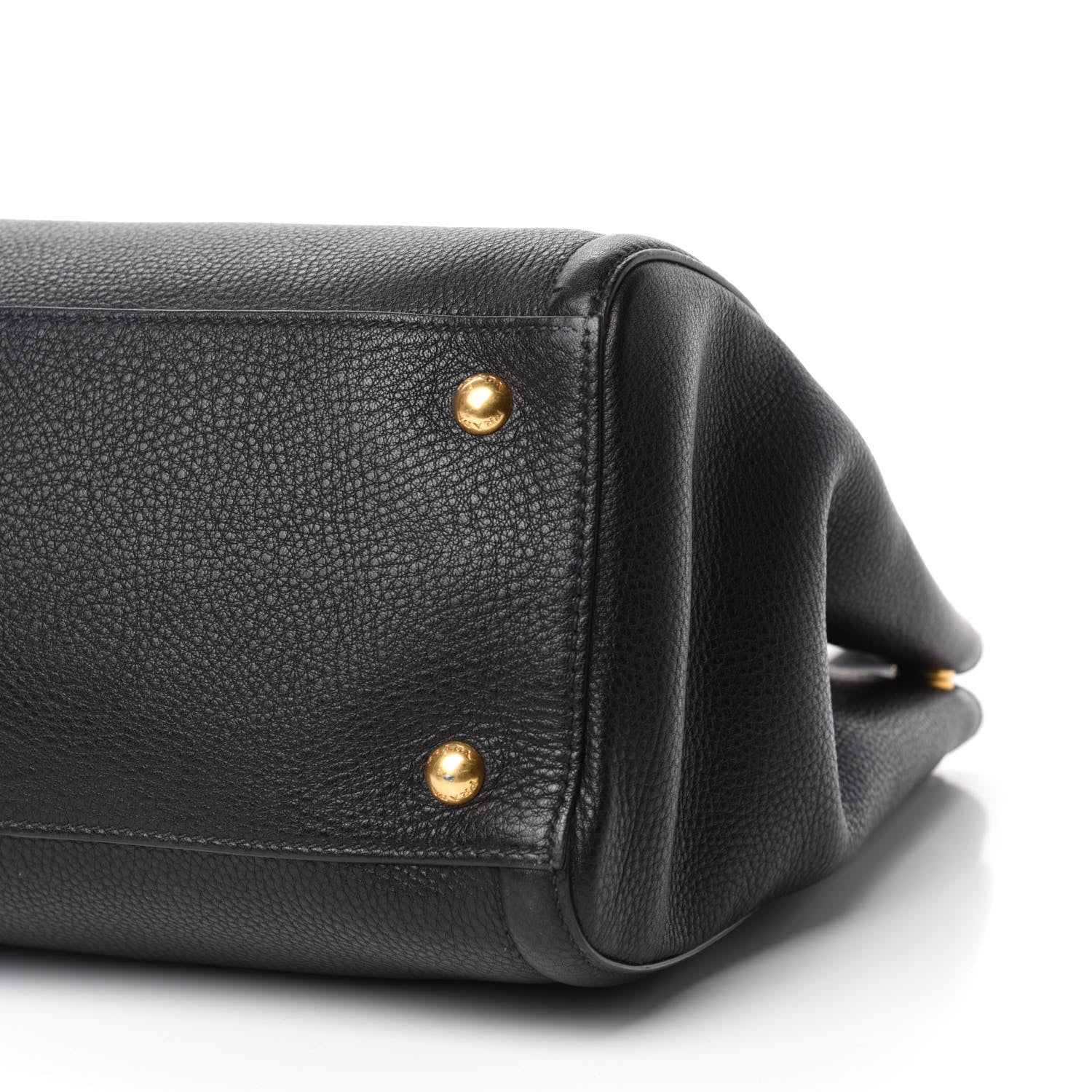 Prada Vitello Daino Large Tote Black 7 of 11
