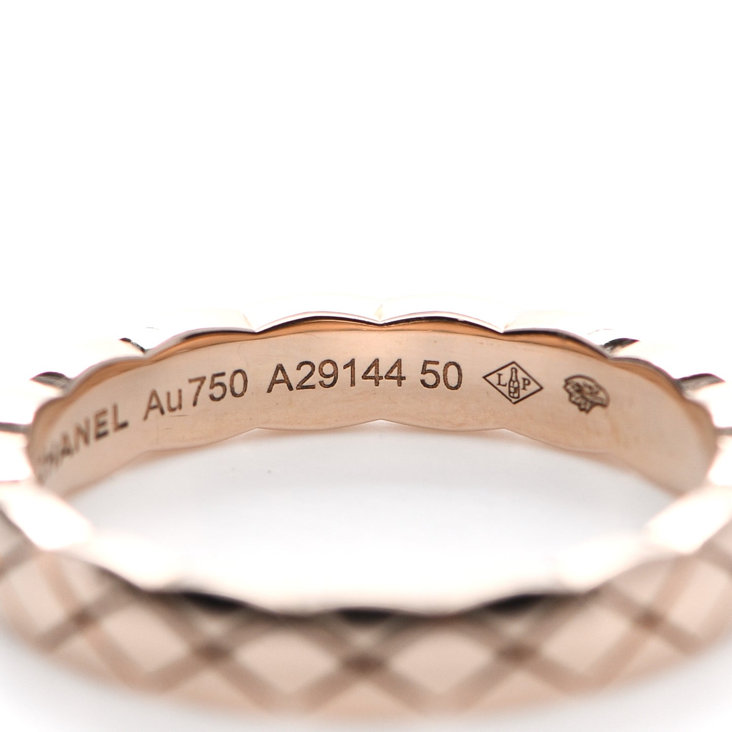 18K Beige Gold Mini Coco Crush Ring 50 5.25