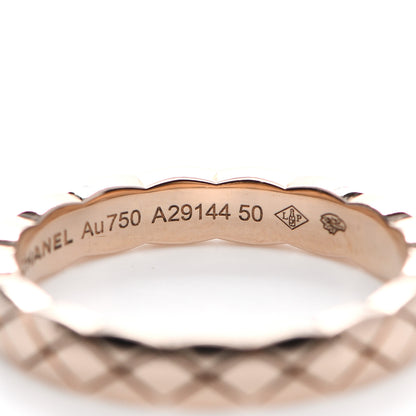 Chanel 18K Beige Gold Mini Coco Crush Ring 50 5.25 5 of 6