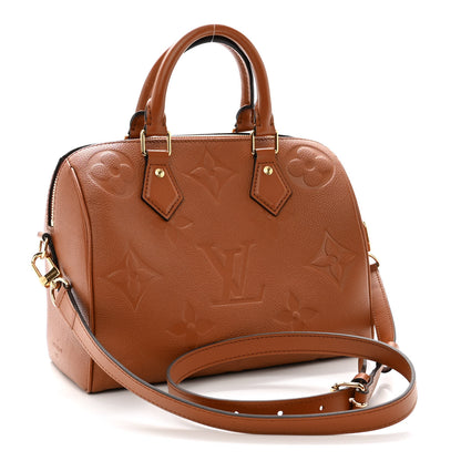Louis Vuitton Empreinte Monogram Giant Speedy Bandouliere 25 Cognac 3 of 9