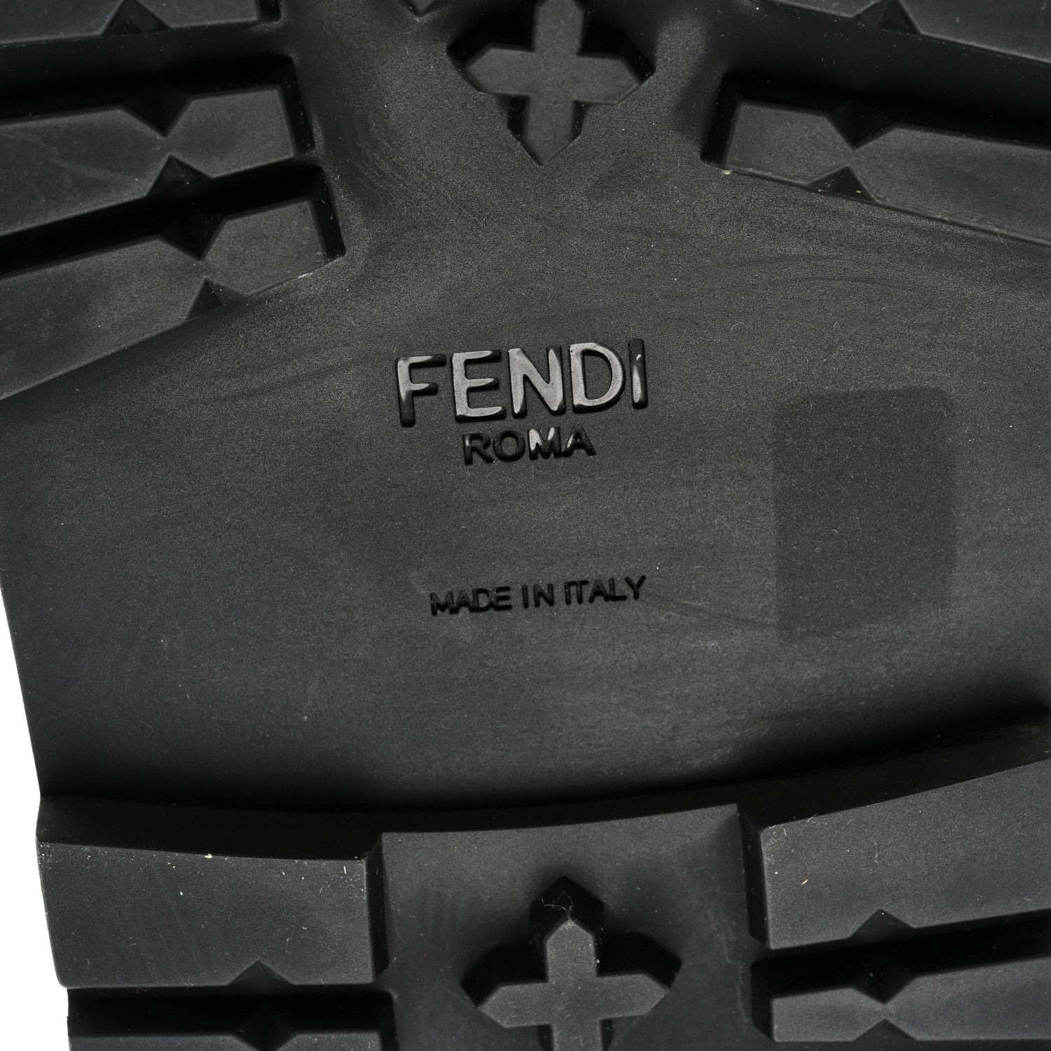 Fendi Vernice High-Tech Glazed Fabric FF Lug Sole Platform Sandals 39.5 Black Tobacco Moro 6 of 9