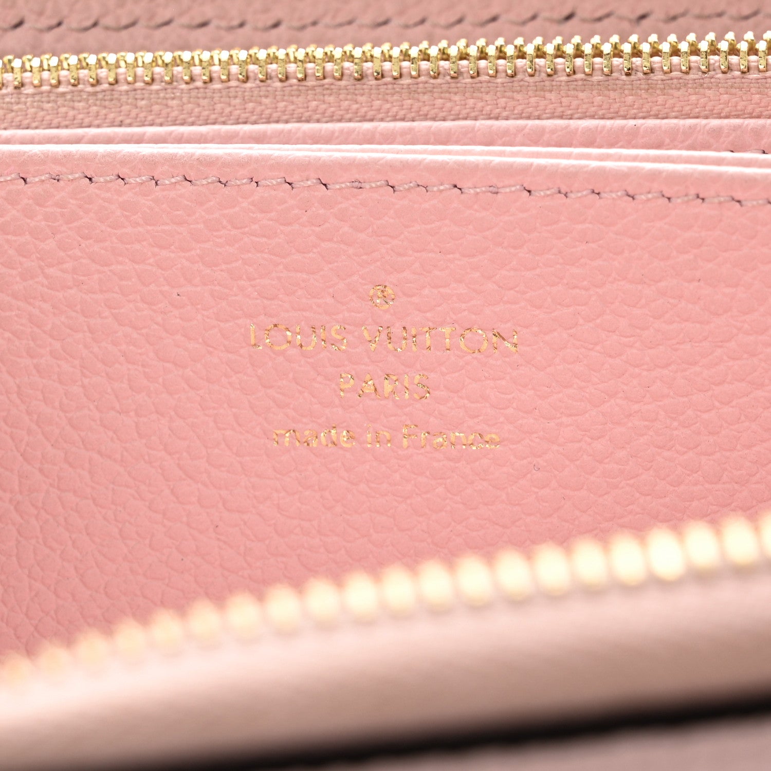 Louis Vuitton Empreinte Monogram Giant By The Pool Zippy Wallet Bouton De Rose 6 of 7