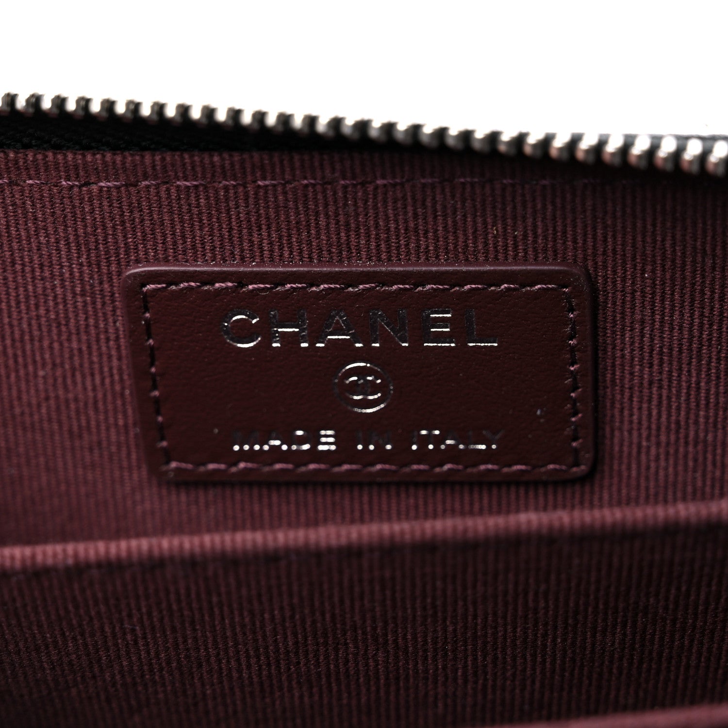 Chanel Caviar Quilted Zip Coin Purse Black 6 of 10