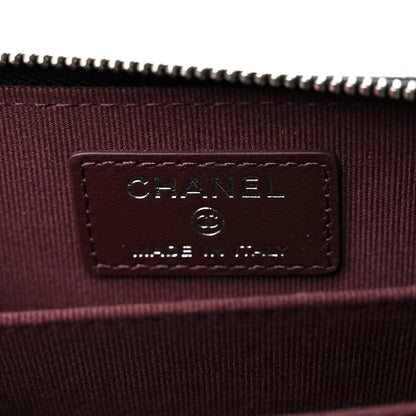 Chanel Caviar Quilted Zip Coin Purse Black 6 of 10