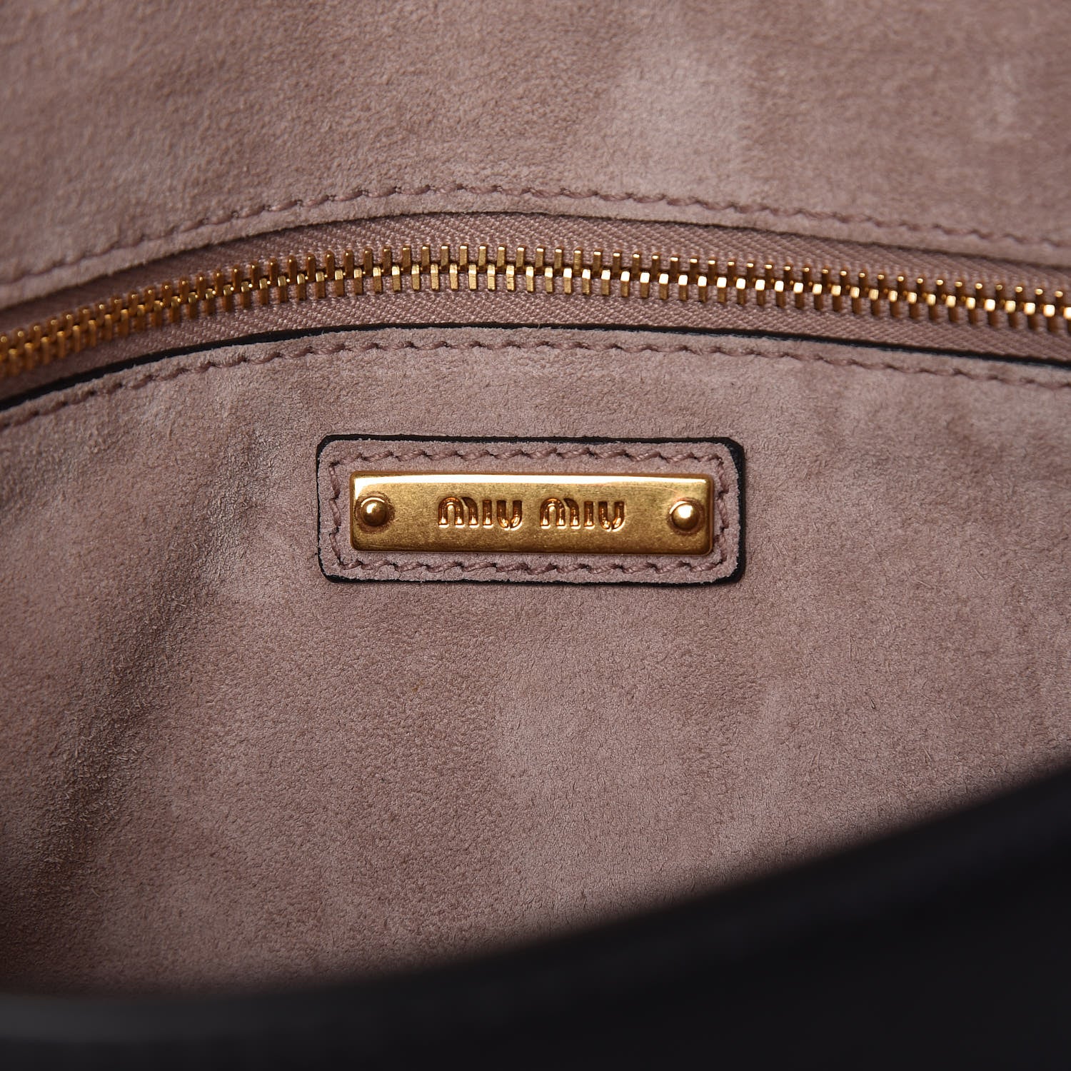 Miu Miu City Calf Logo Shoulder Bag Black 6 of 10