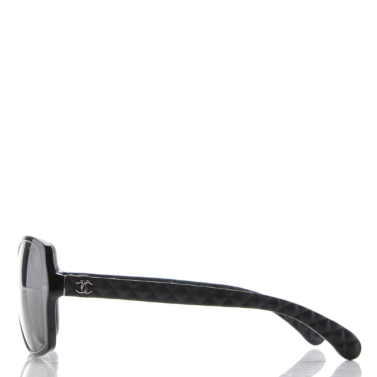 Quilted CC Sunglasses 5289-Q Black