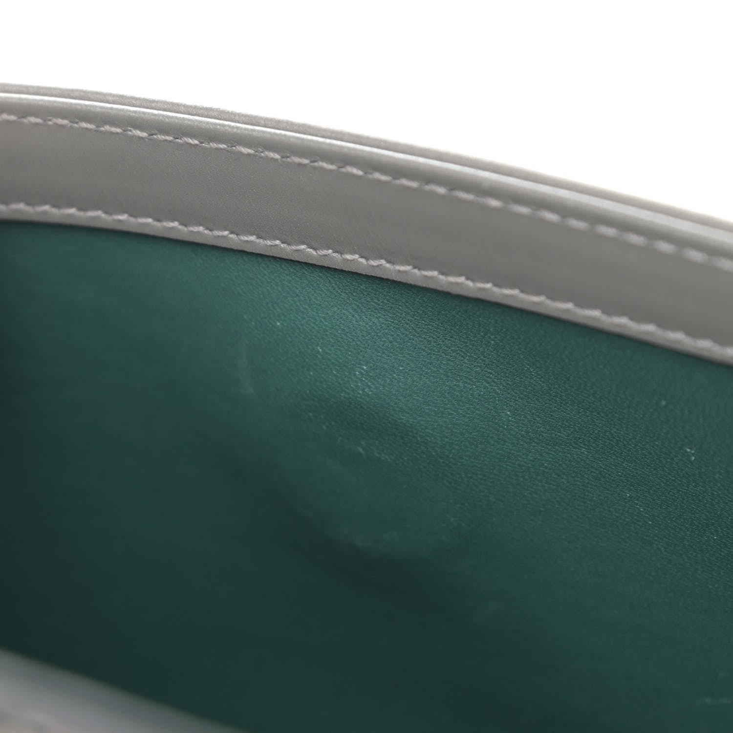 Bulgari Calfskin Galuchat Serpenti Forever Flap Clutch Grey 11 of 11