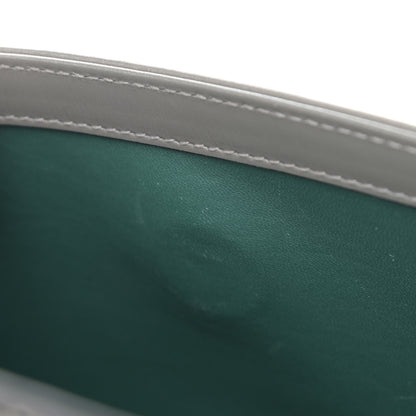 Bulgari Calfskin Galuchat Serpenti Forever Flap Clutch Grey 11 of 11