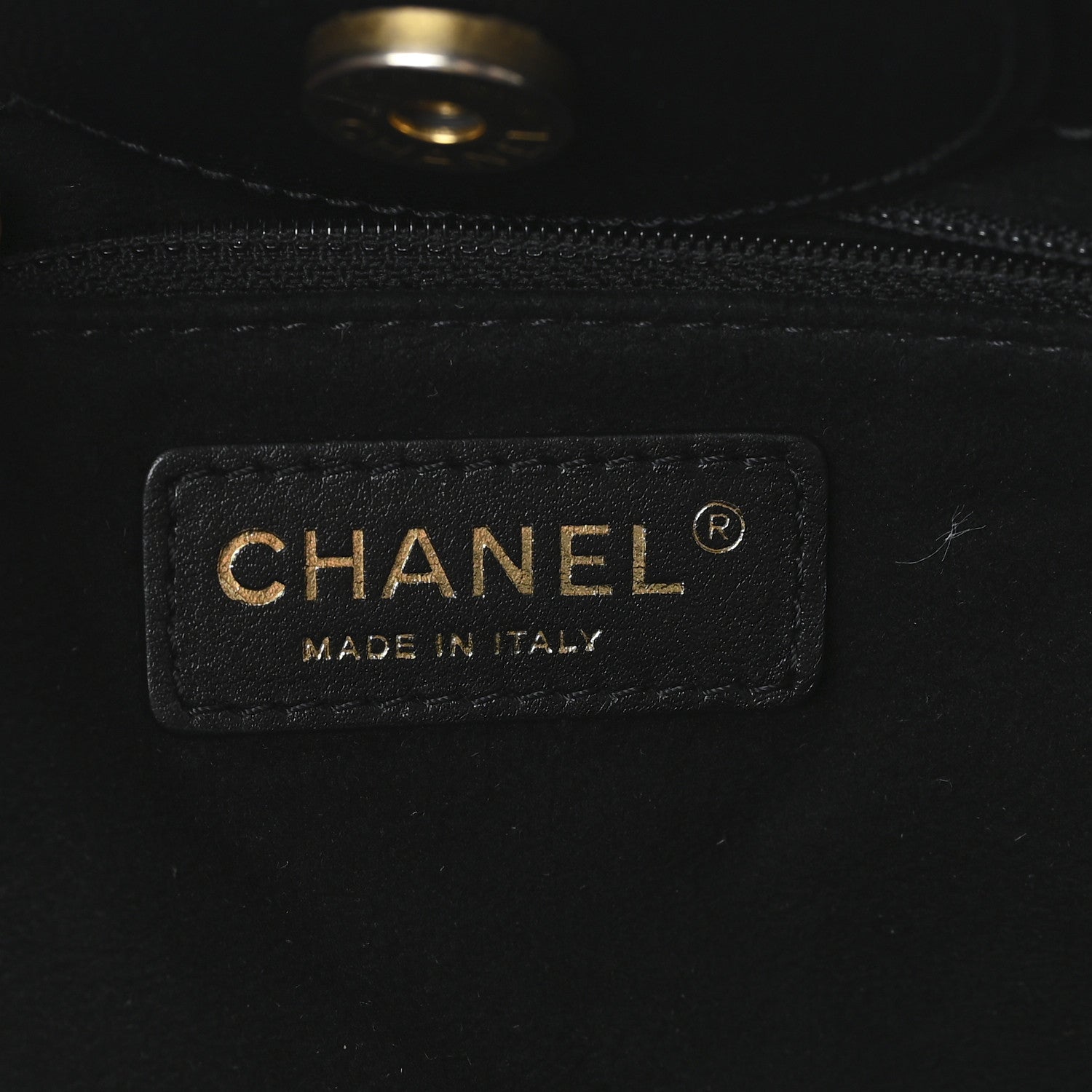 Chanel Caviar Small Studded Deauville Tote Black 6 of 11