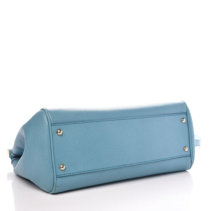 Dolce & Gabbana Dauphine Large Miss Sicily Satchel Light Blue 5 of 14
