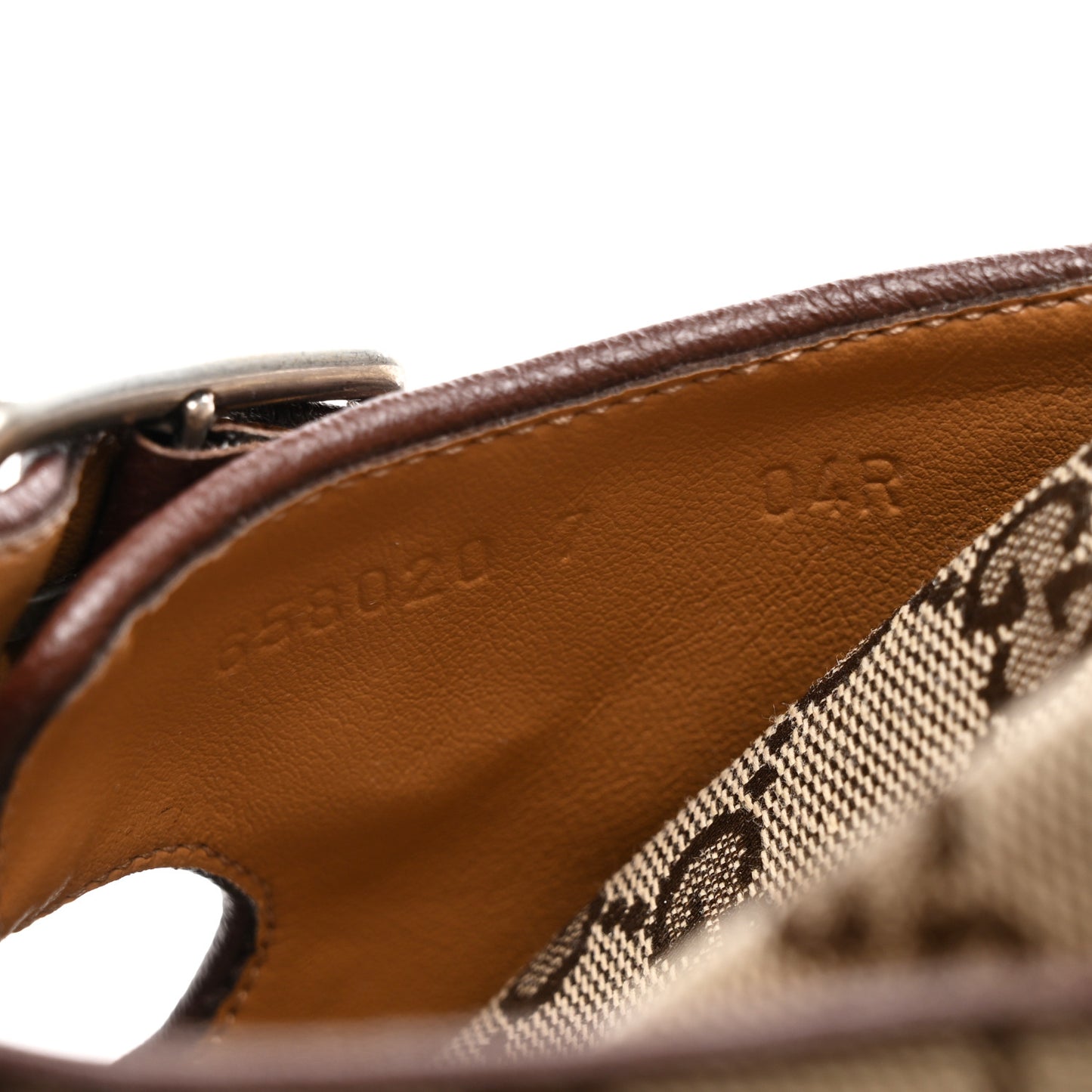 GG Monogram Lavaredo Eco Fabric Mens Slide Sandals With Straps 7 Beige Ebony Light Brown