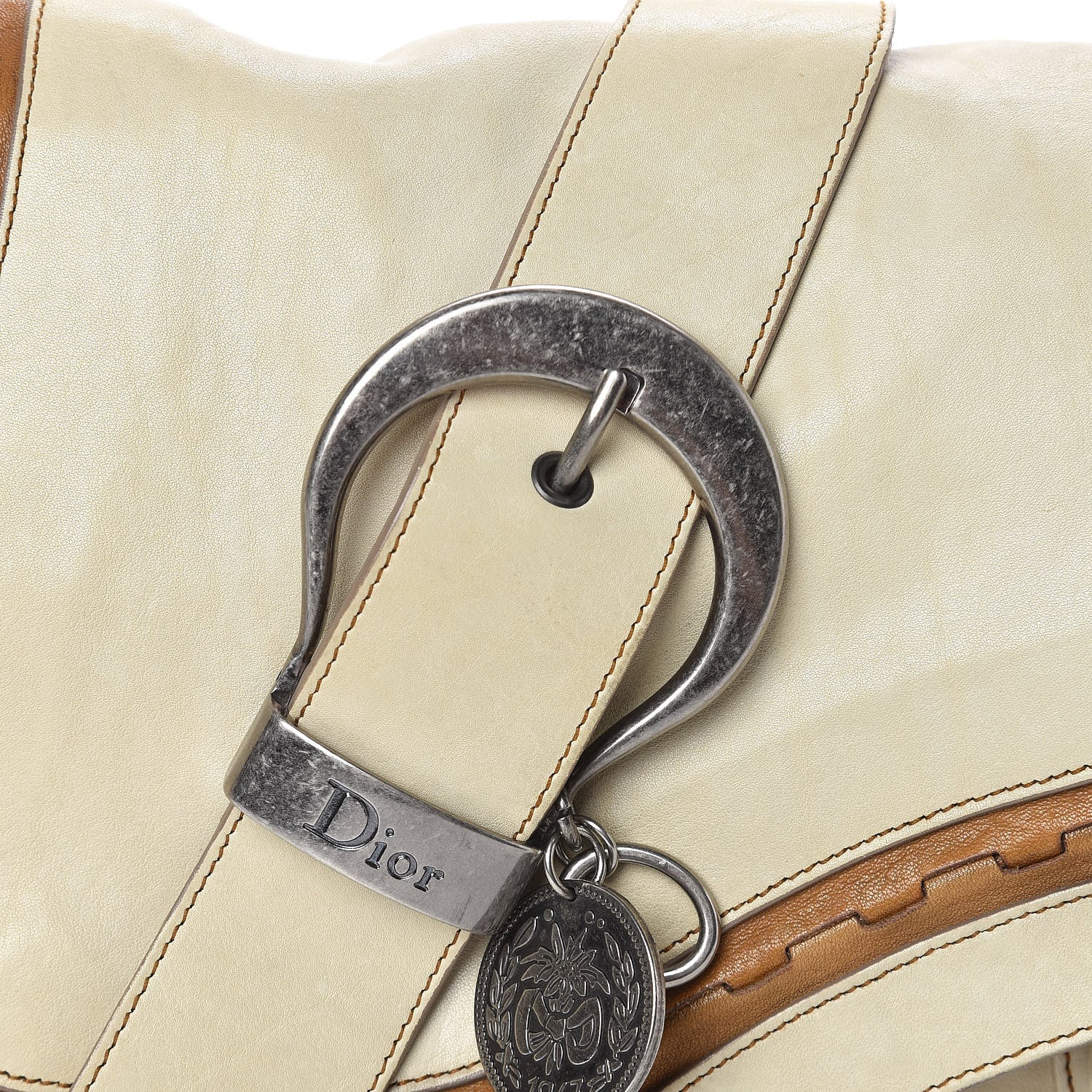 Christian Dior Calfskin Medium Gaucho Double Saddle Bag 15 of 26