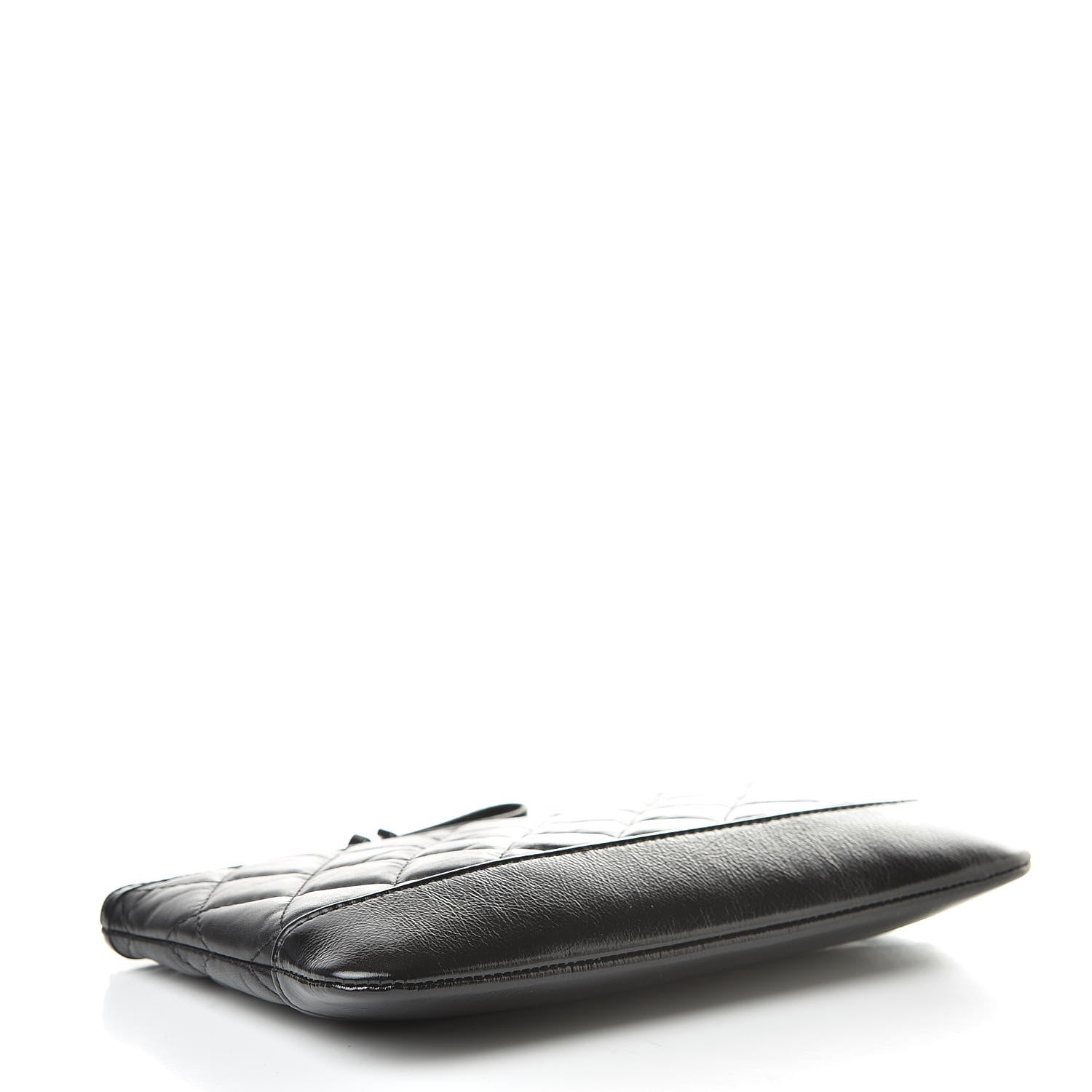 Chanel Aged Calfskin Quilted Small Gabrielle Pouch So Black 4 of 8