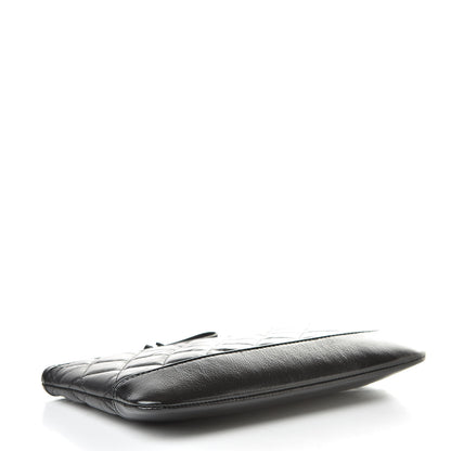 Chanel Aged Calfskin Quilted Small Gabrielle Pouch So Black 4 of 8