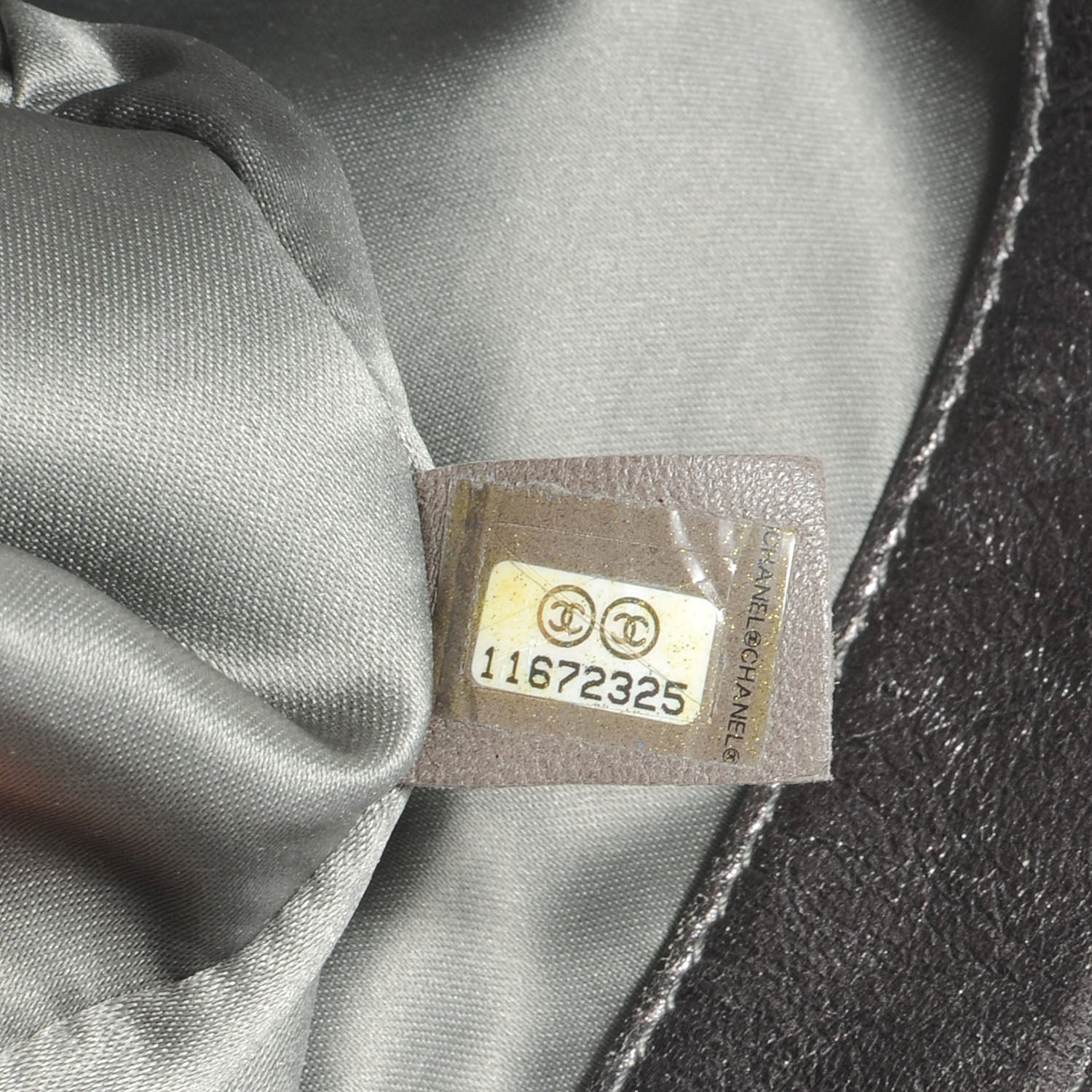 Chanel Lambskin Quilted Sharpei Flap Dark Silver 7 of 11