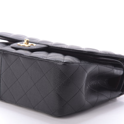 Chanel Caviar Quilted Jumbo Double Flap Black 7 of 10
