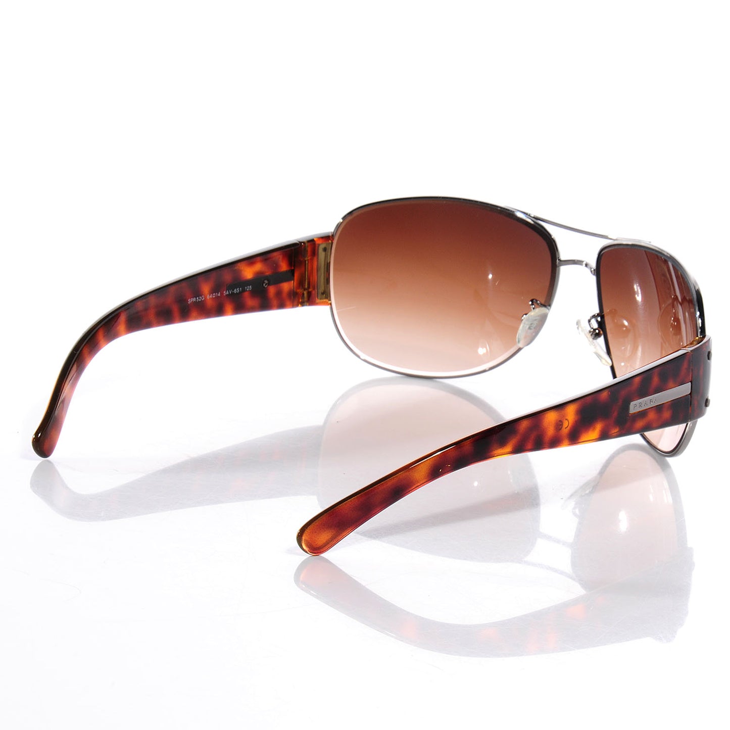 Tortoise Shell Aviator Sunglasses SPR 52G