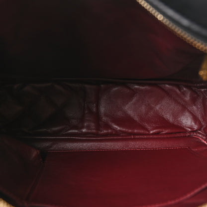 Chanel Aged Calfskin Quilted Large Reissue Camera Case Black Black 5 of 11