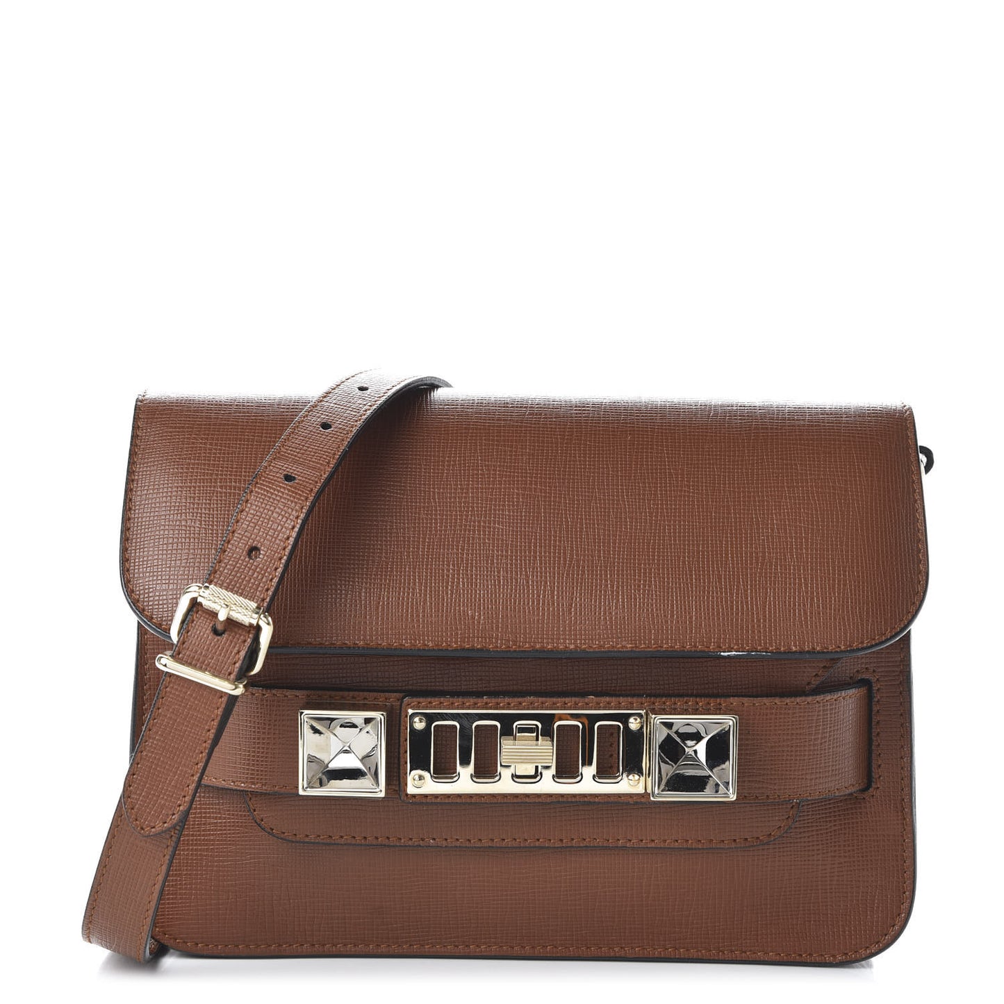 Linosa Calfskin PS11 Classic Shoulder Bag Nice Tan