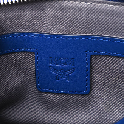 MCM Visetos Dopp Kit Crossbody Blue 7 of 10