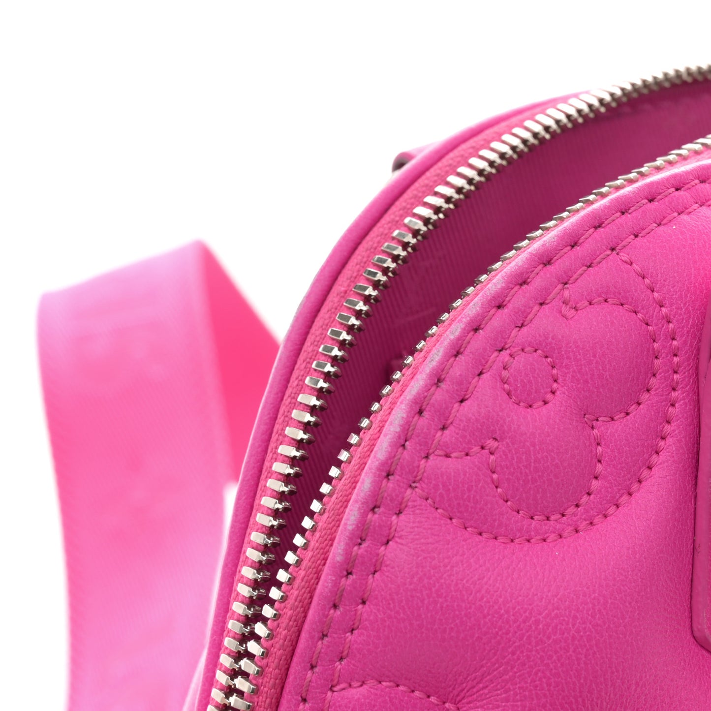 Calfskin Bubblegram Alma BB Rose Miami