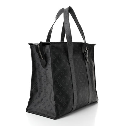 Louis Vuitton Monogram Eclipse Cabas Zippe GM Black 3 of 11