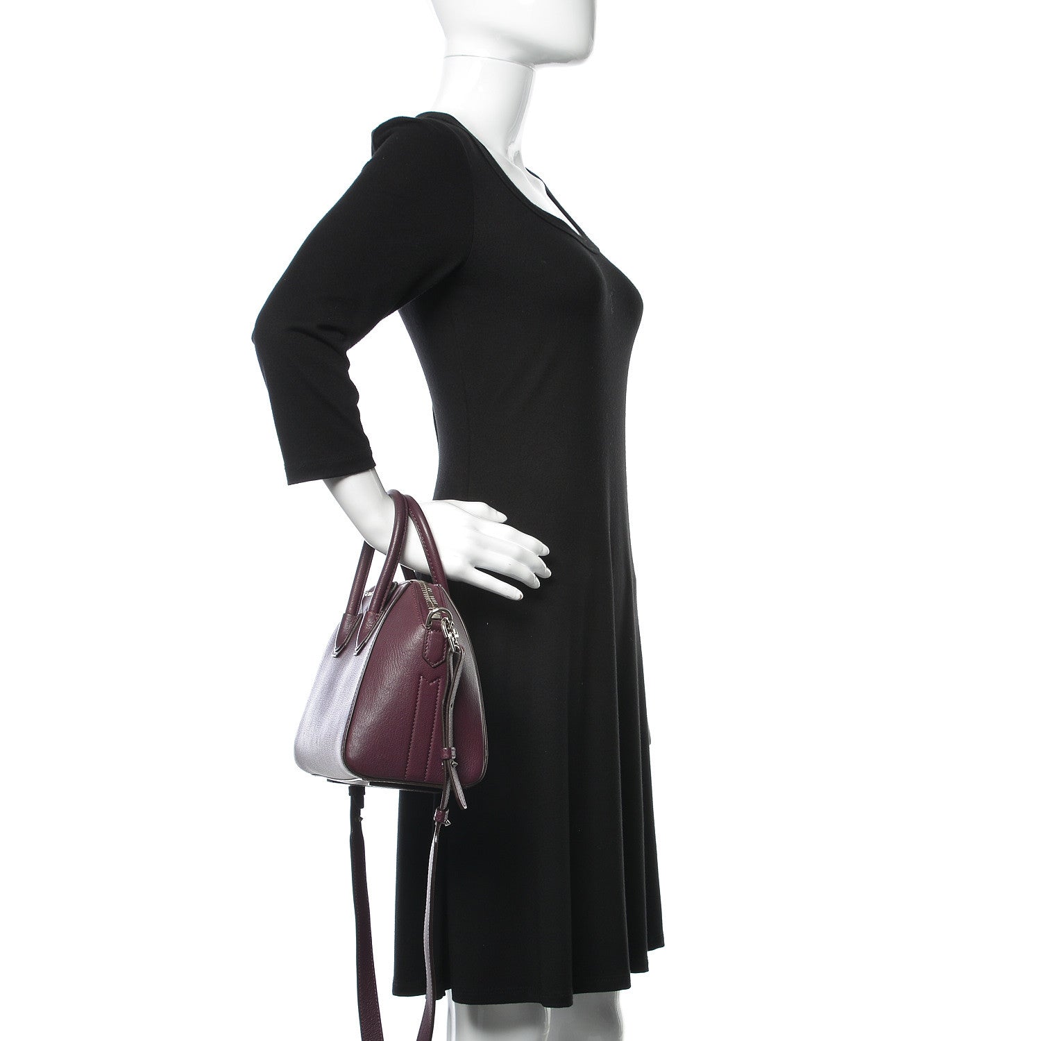 Givenchy Sugar Goatskin Mini Antigona Dark Purple 3 of 13