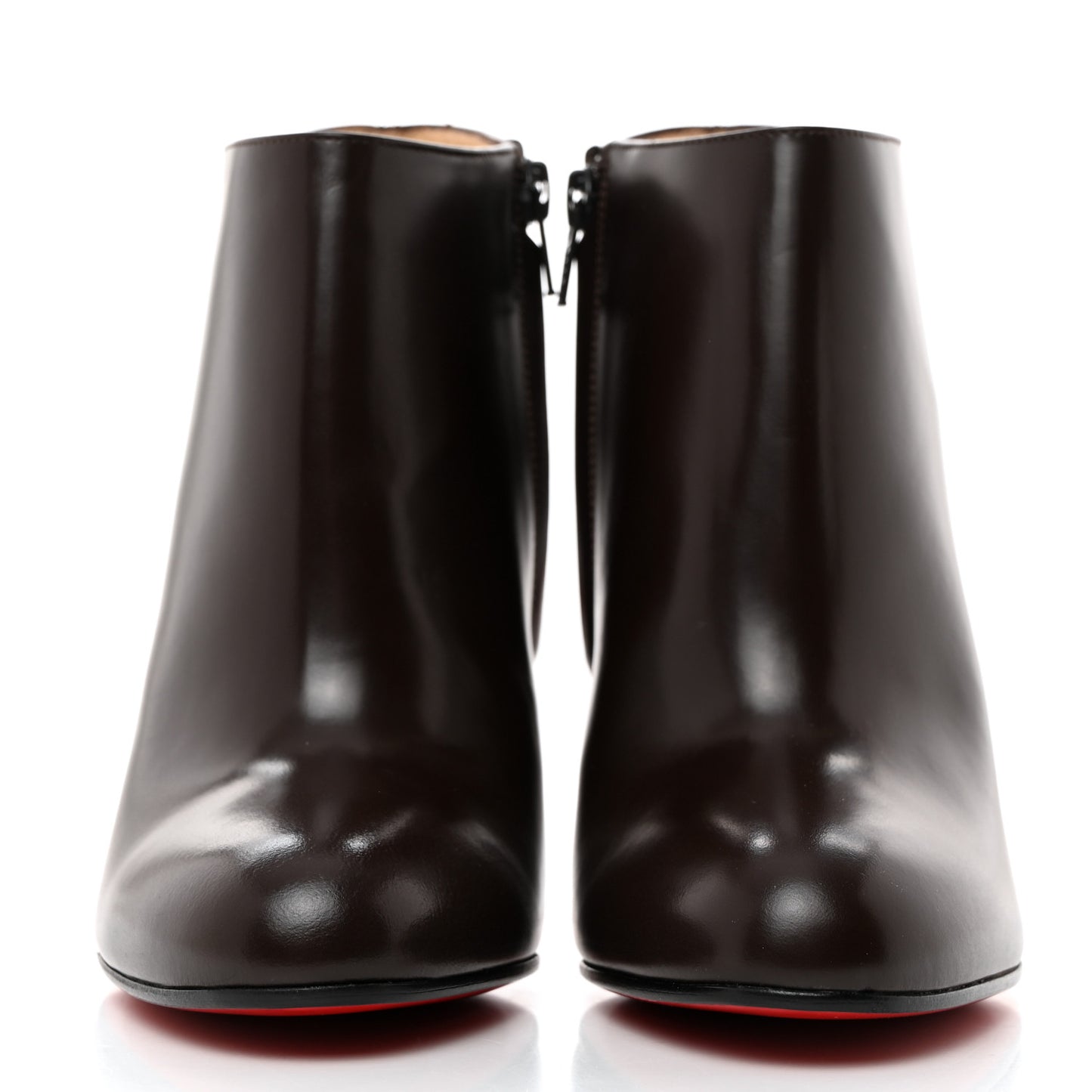 Calfskin Belle 100 Ankle Boots 37 Brown