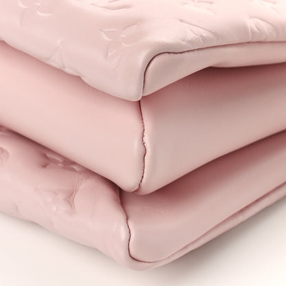 Louis Vuitton Lambskin Embossed Monogram Coussin PM Rose 8 of 8