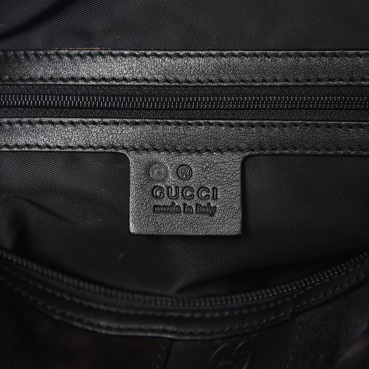 Gucci Suede Guccissima Small Boston Black 6 of 9