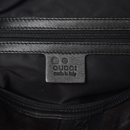 Gucci Suede Guccissima Small Boston Black 6 of 9
