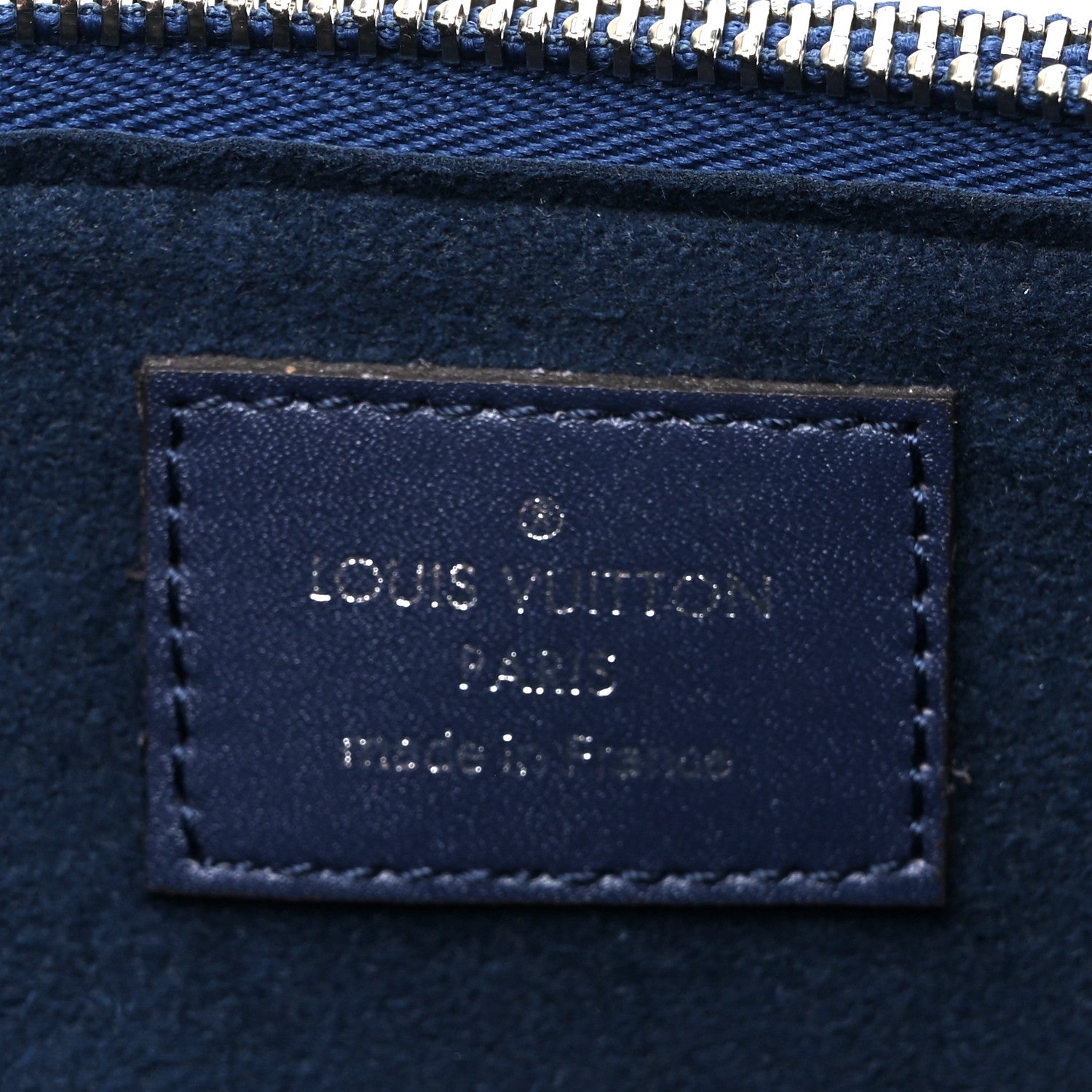 Louis Vuitton Monogram Giant Escale Double Zip Pochette Blue 7 of 10