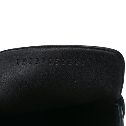 Hermes Canvas Calfskin Womens Groupie Mules 40 Prunoir Black 7 of 7
