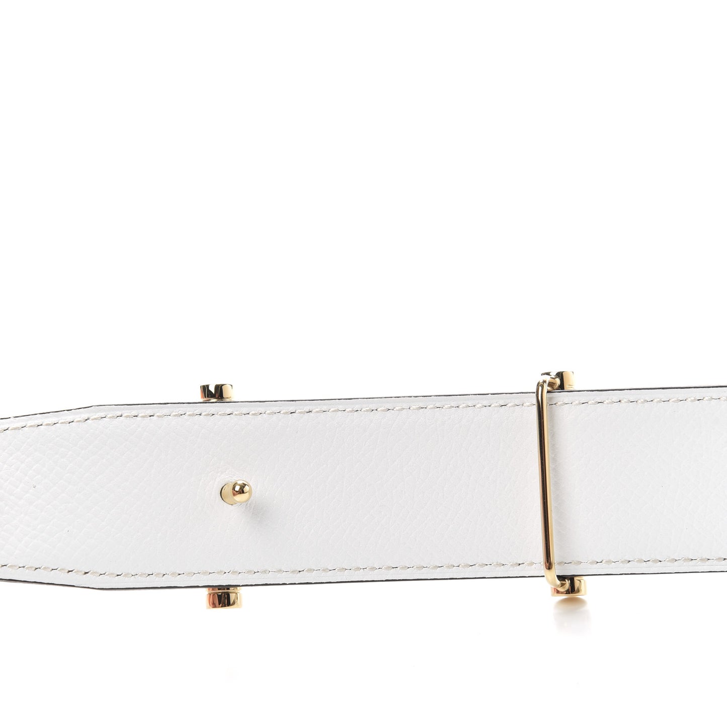 Epsom 32mm H Hippique Belt 85 Etoupe White