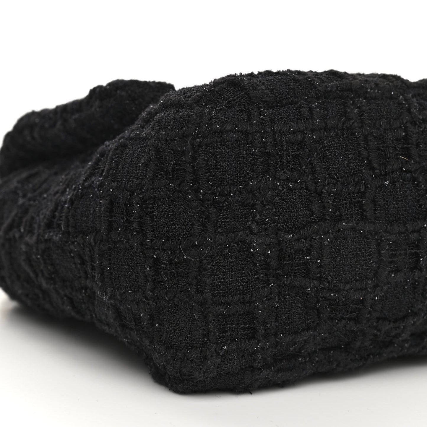 Tweed Quilted Medium Chanel 19 Flap Black